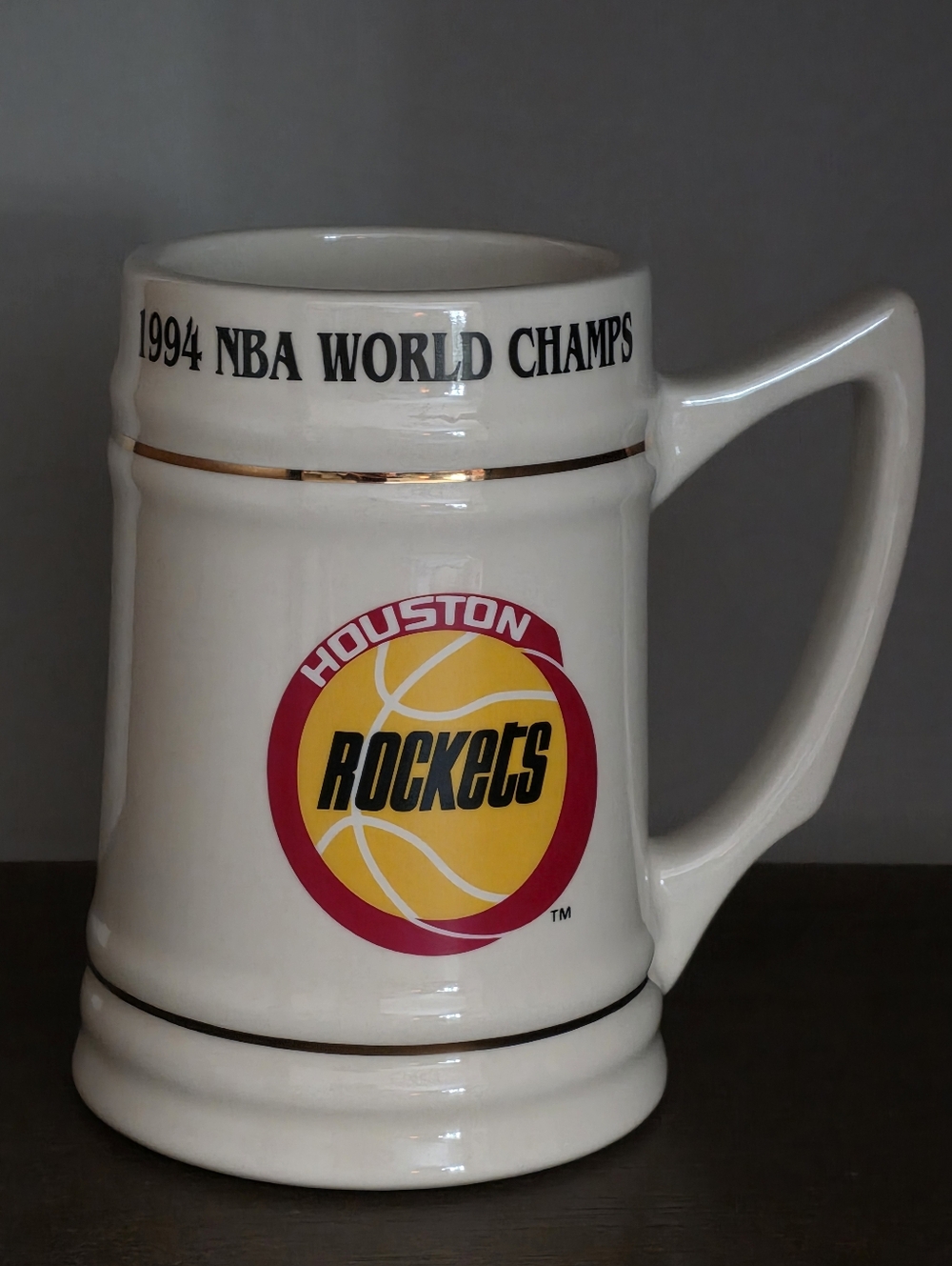 1994 NBA WORLD CHAMPIONS HOUSTON ROCKETS STEIN MUG
